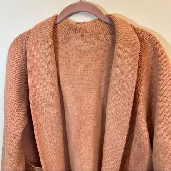 ✨ Women’s Tan Heavyweight Open Front Cardigan Sweater - Picture 2 of 13